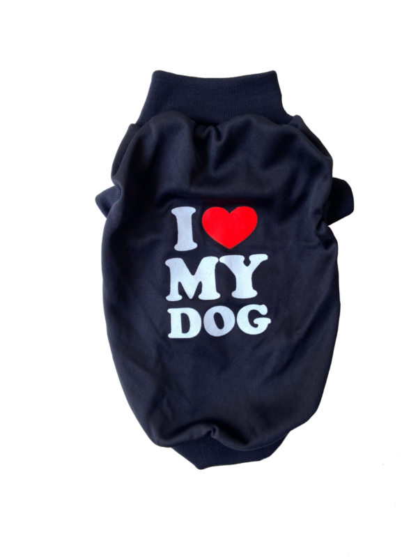 Playera i love my dog