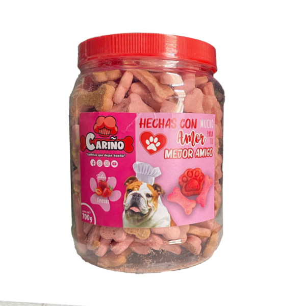 Galletas para perro “Cariño” Sabor fresa